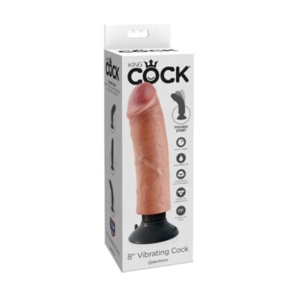 King Cock 8 Vibrador
